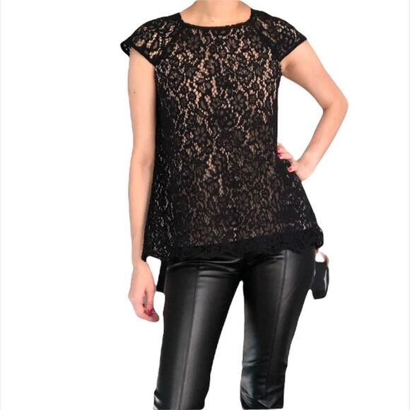 ✨ rose + olive all over lace overlay top✨ - Picture 6 of 6